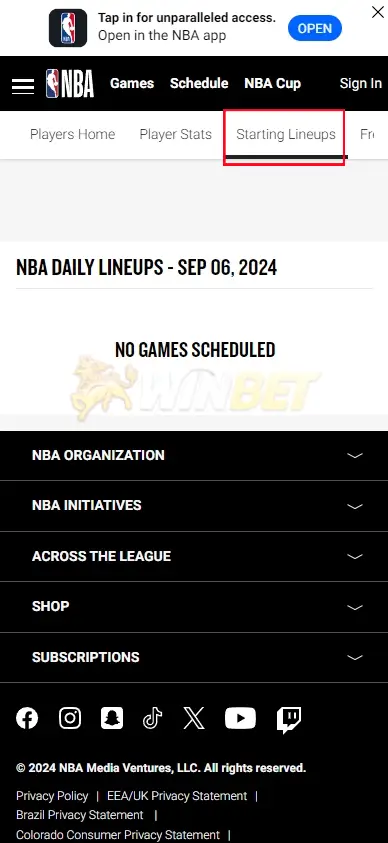 NBA先發名單哪裡看?第一手消息看這邊