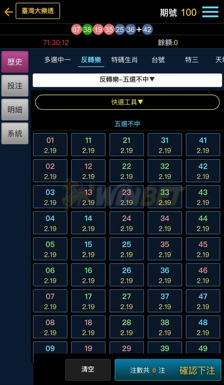 大樂透不出牌